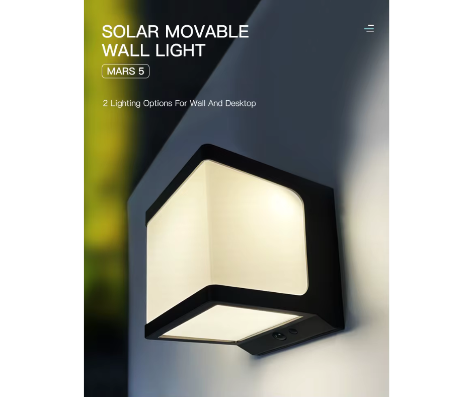 Outdoor Solar Wall Light