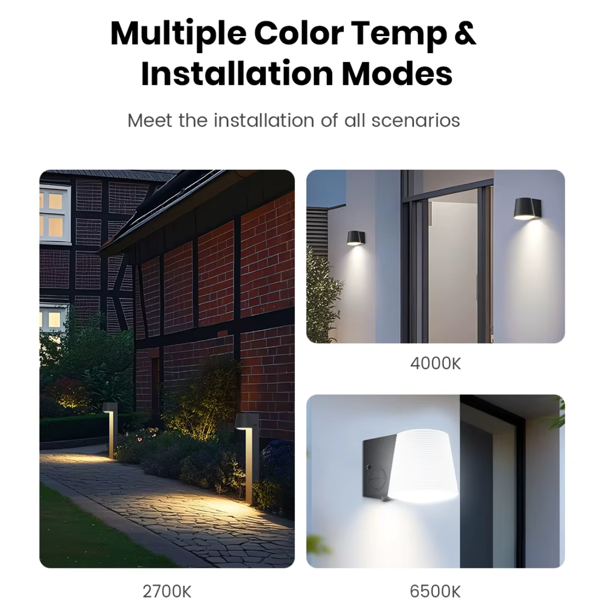 3-IN-1 Garden/Wall Light