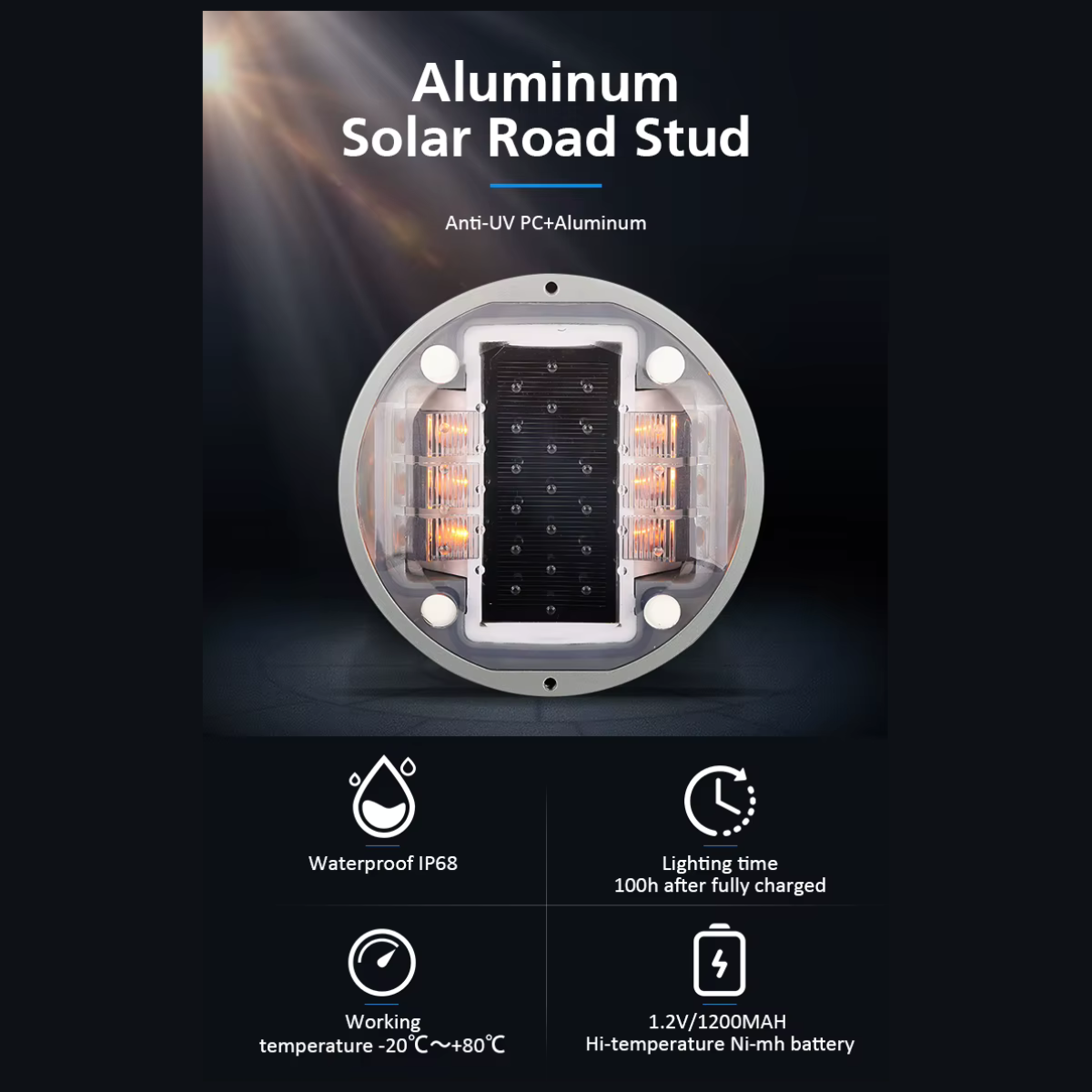 Solar Road Stud Light