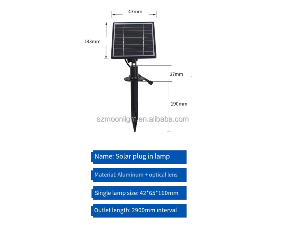 Spot LED Solaire Paysager