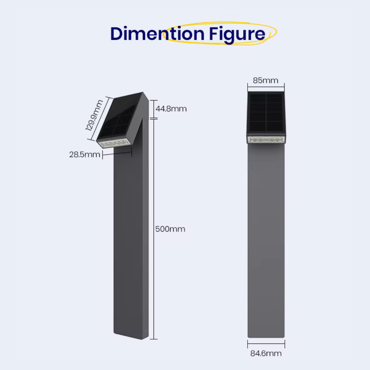 Solar Lawn Bollard