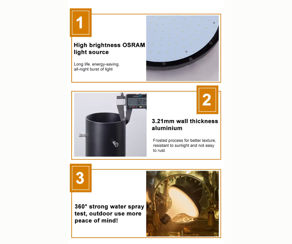 Solar LED Fence Light