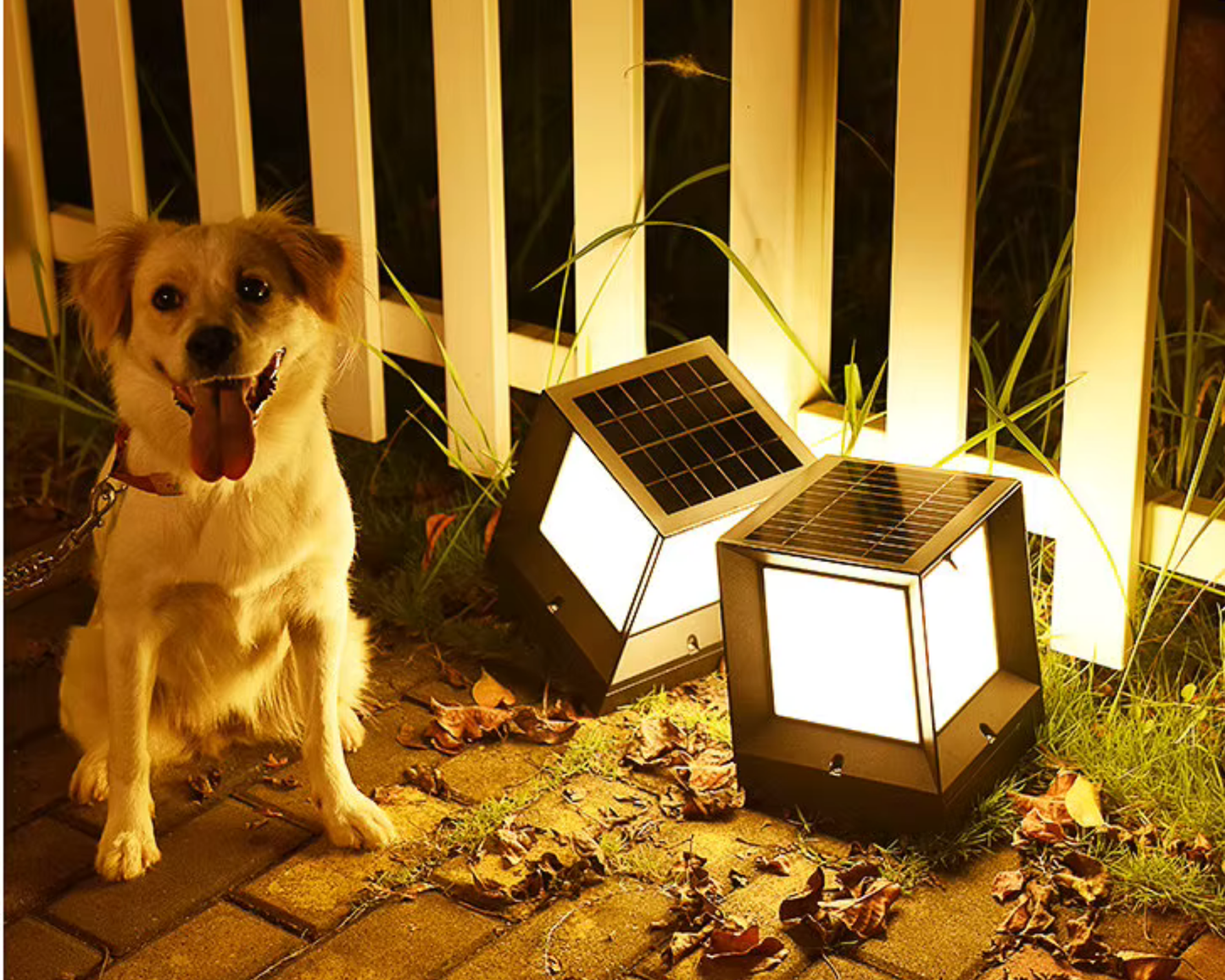 Lampe LED Solaire de Pilier