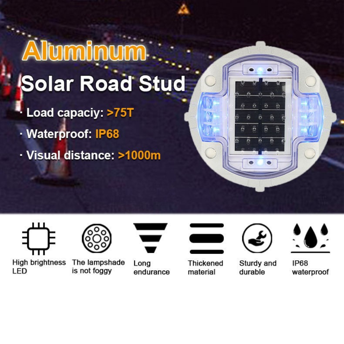 Solar Road Stud Light