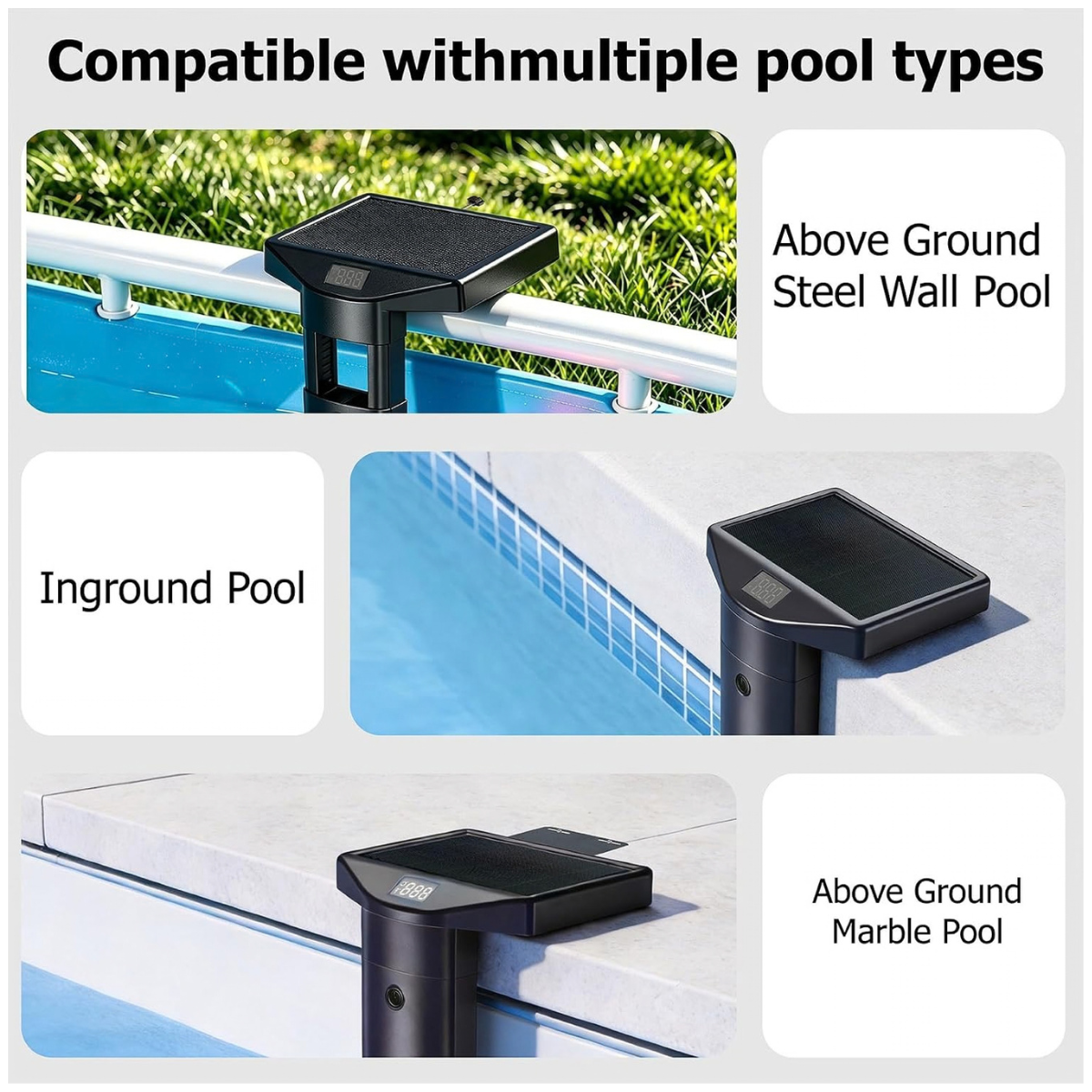 Solar RGB Pool Light