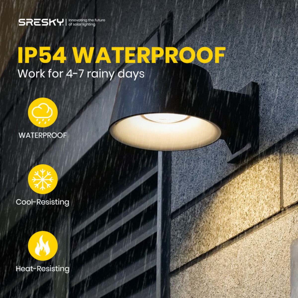 Solar LED Wall Light