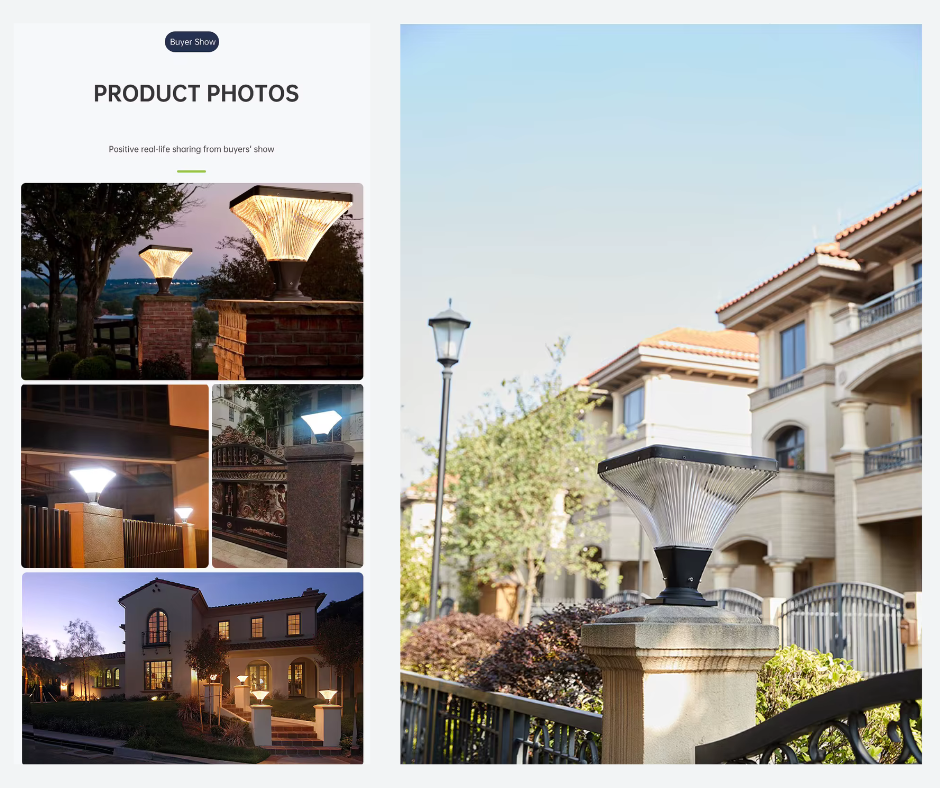 Solar LED Fence Light