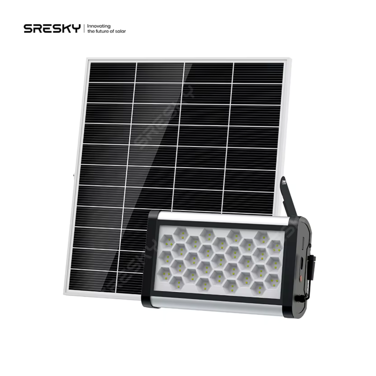 Foco solar de inundación