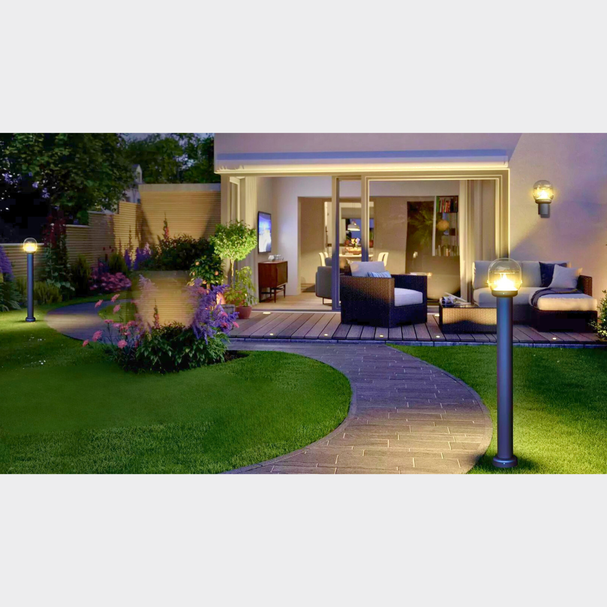 Solar tracking light kit