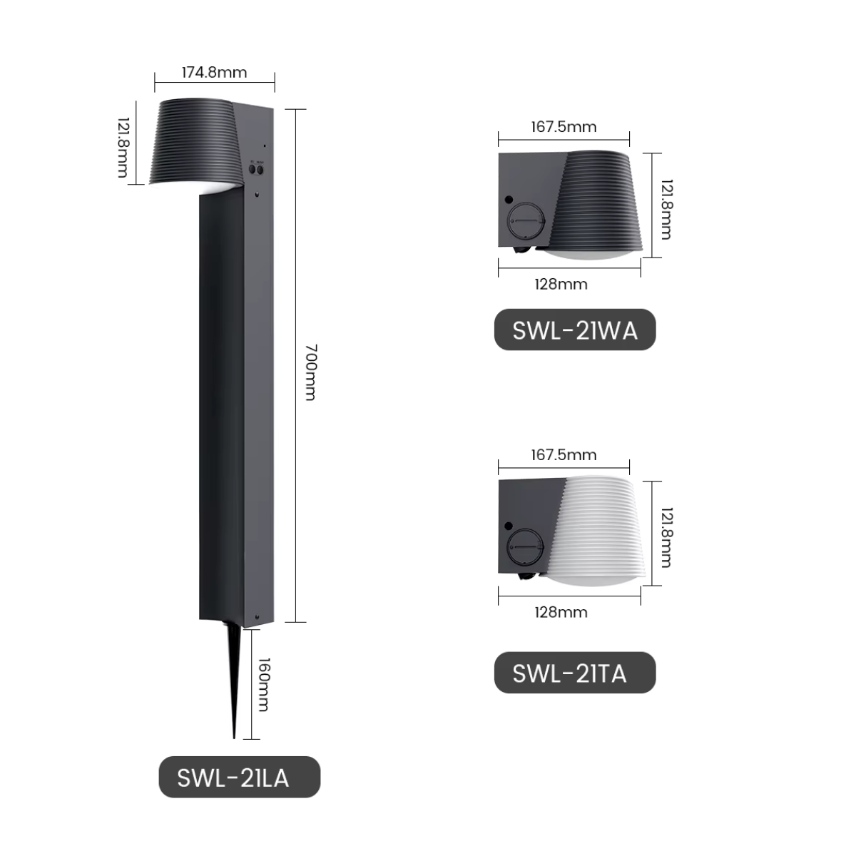 3-IN-1 Garden/Wall Light