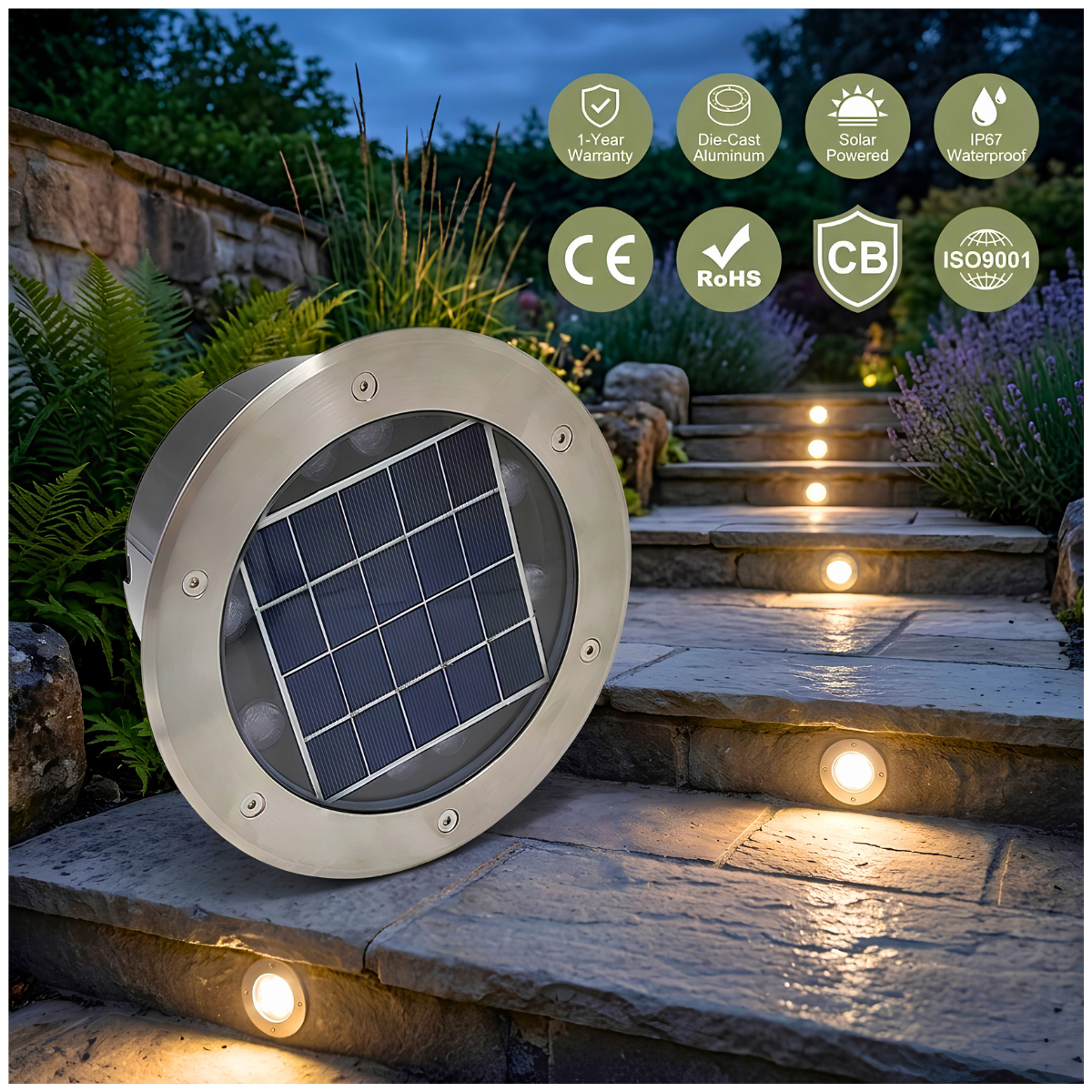 Solar LED In-Ground Light
