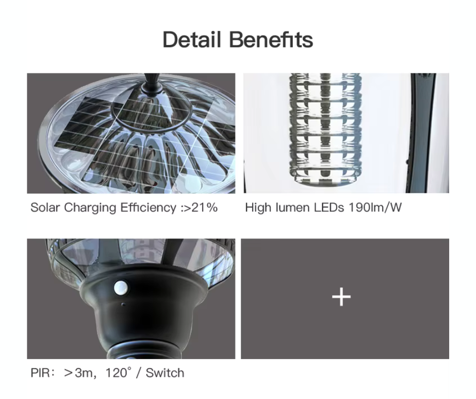 Éclairage Paysager LED Solaire