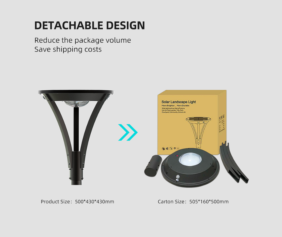 Réverbère LED Solaire Premium