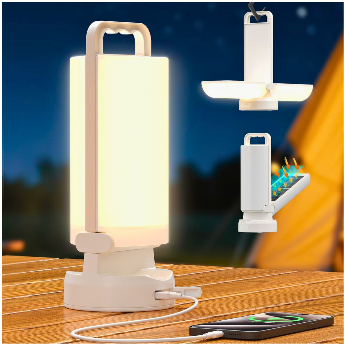 8000mAh Solar LED Lantern