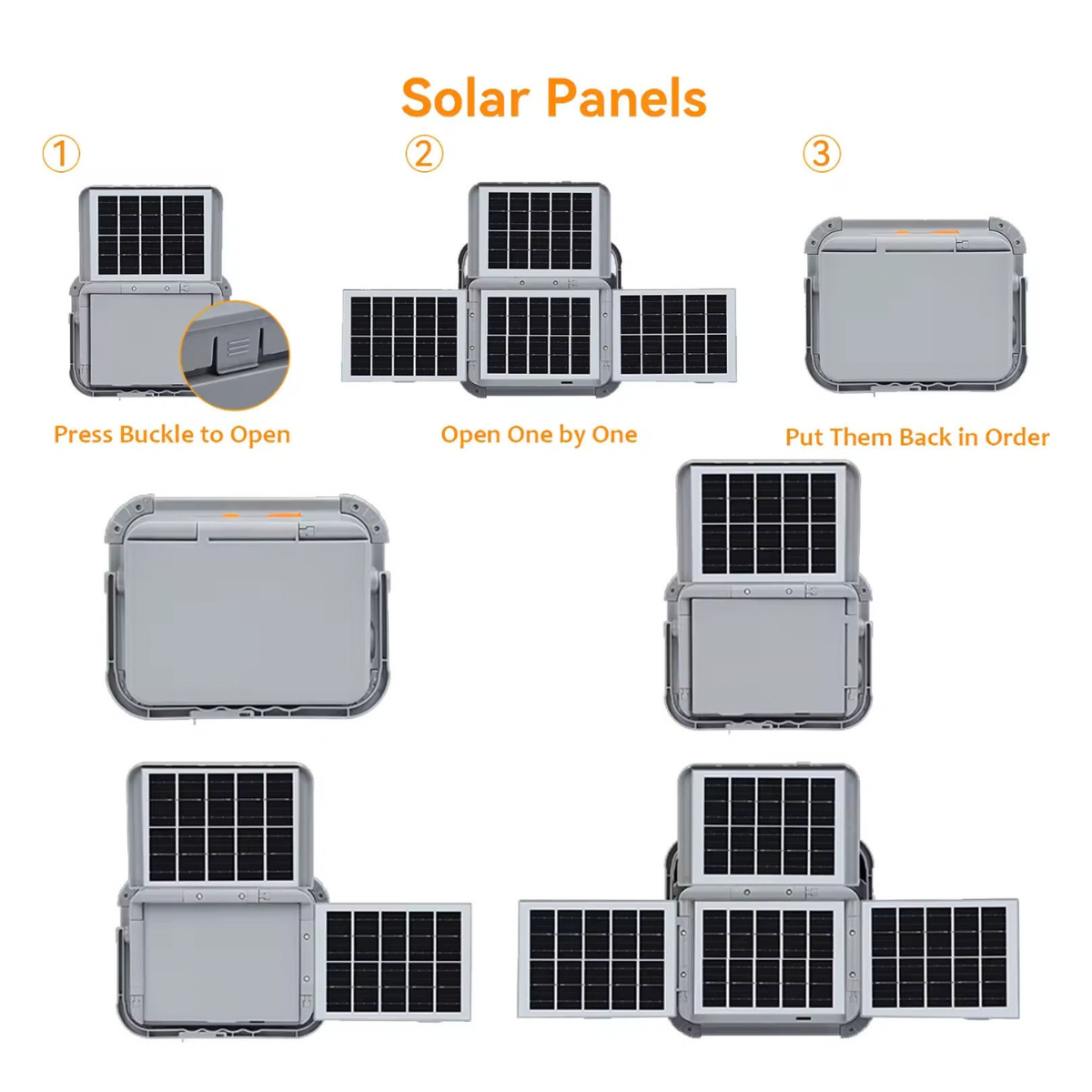 Focos solares 2-en-1 de alto rendimiento