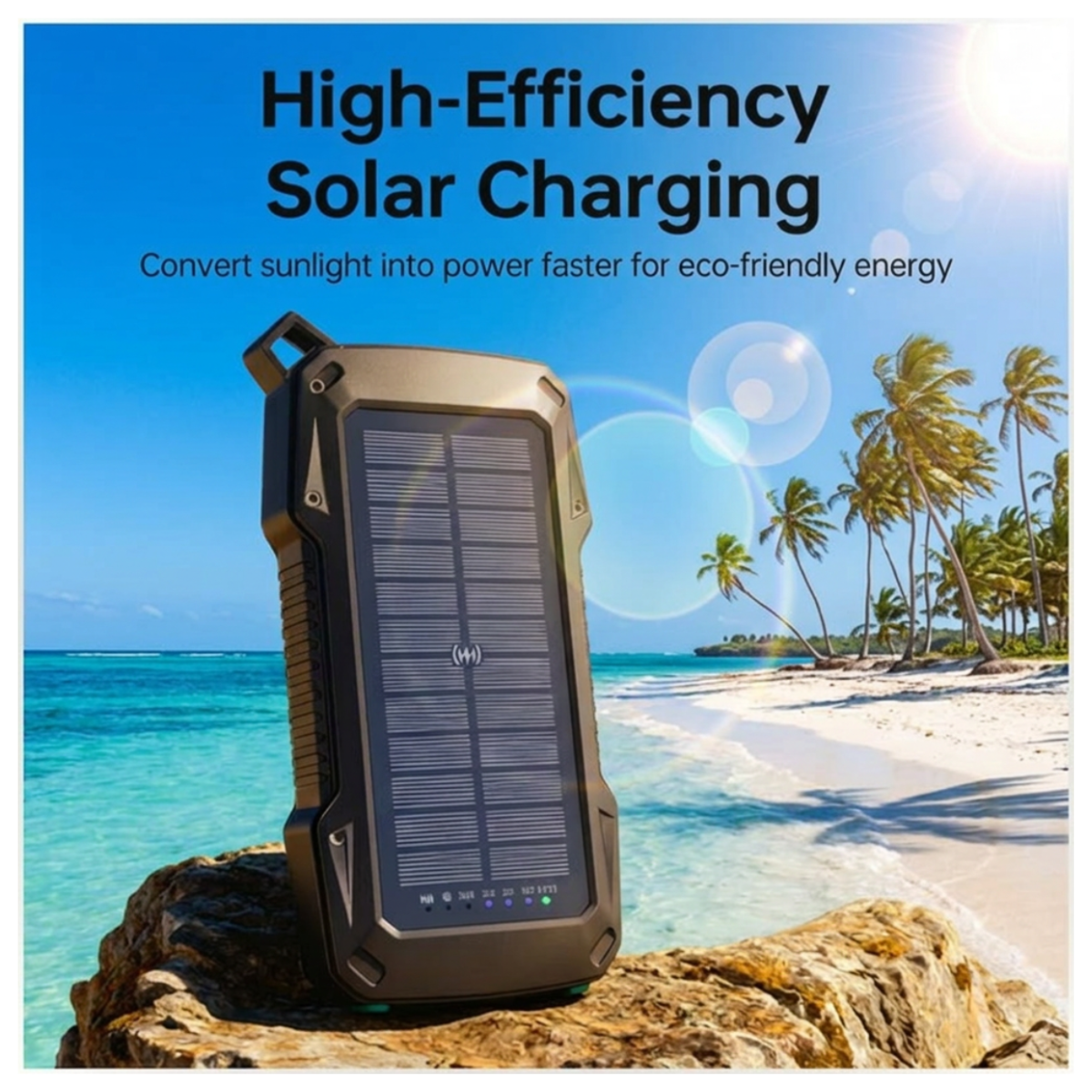 Solar USB Power Bank 50000mAh