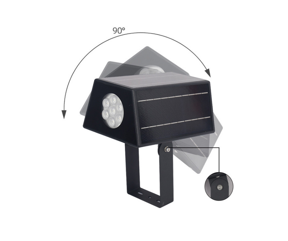 Solar LED landscape spotlight