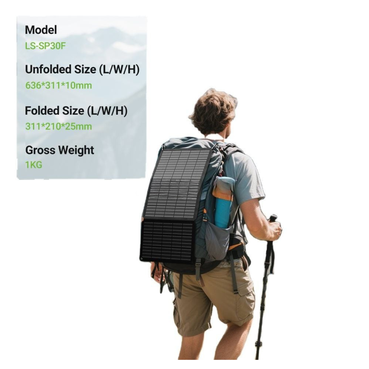LS-SP30F 30W Foldable Solar Panel