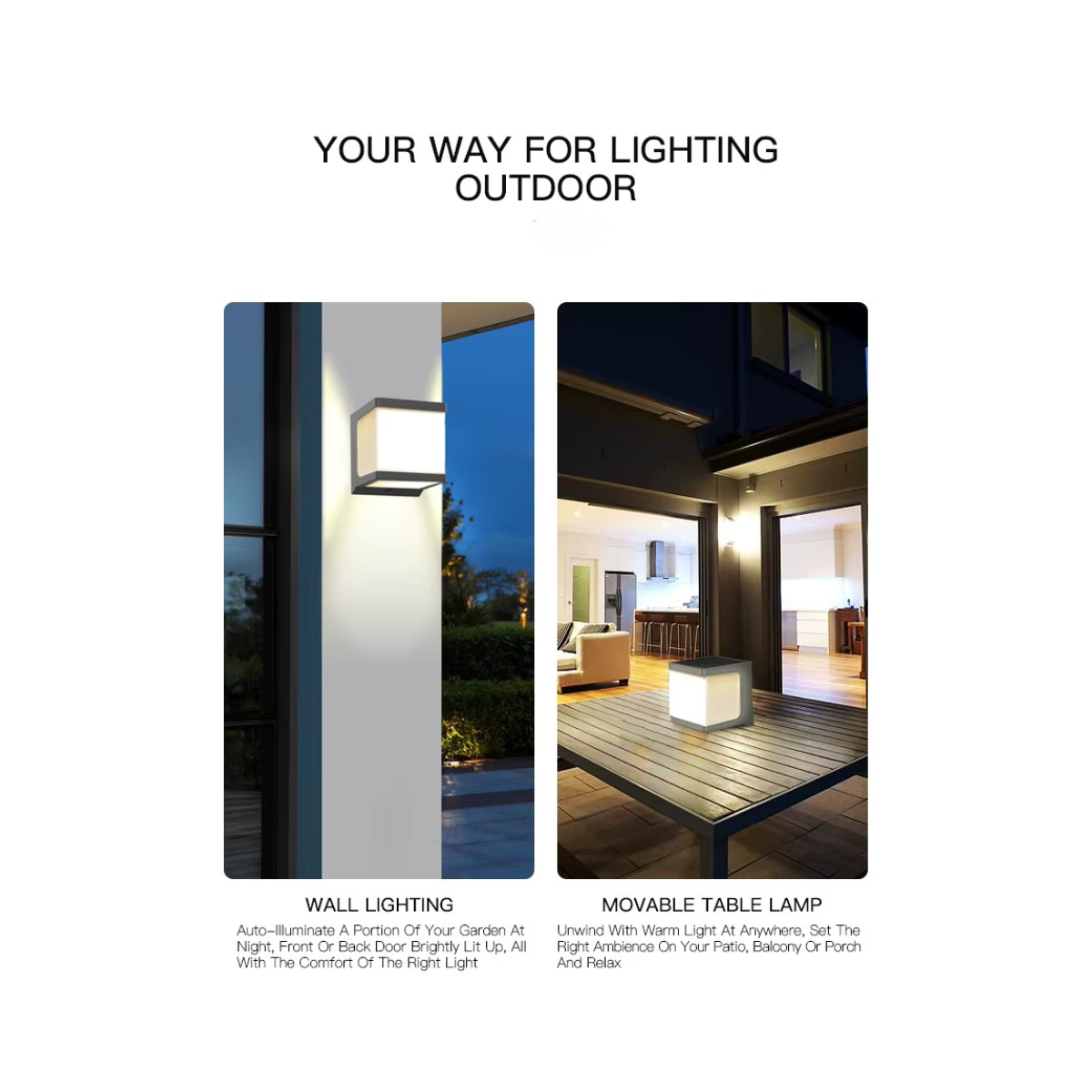 Solar Movable Wall Light