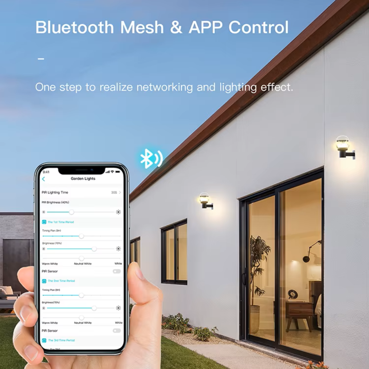 Solar tracking light kit