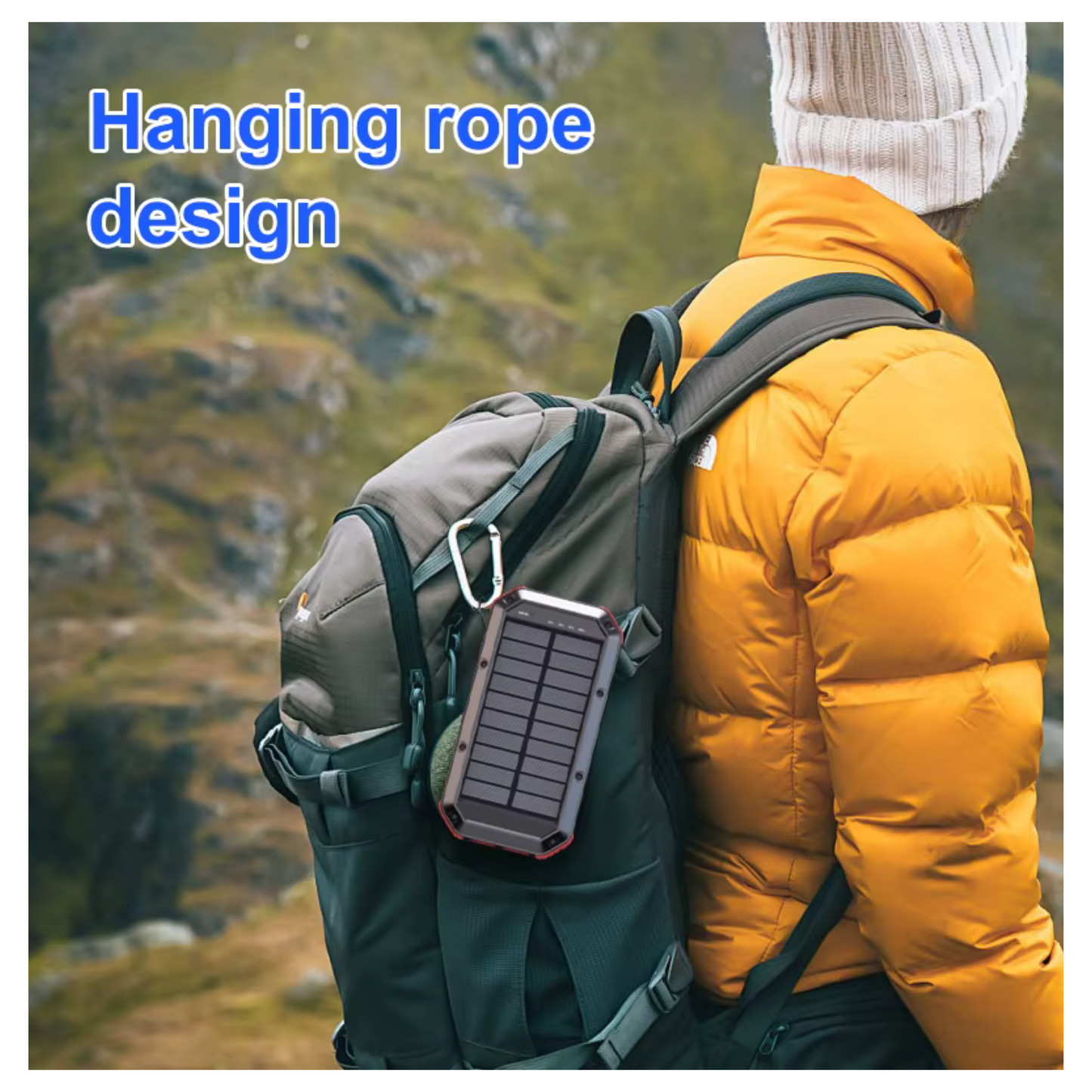 Solar Wireless Power Bank 30000 mAh
