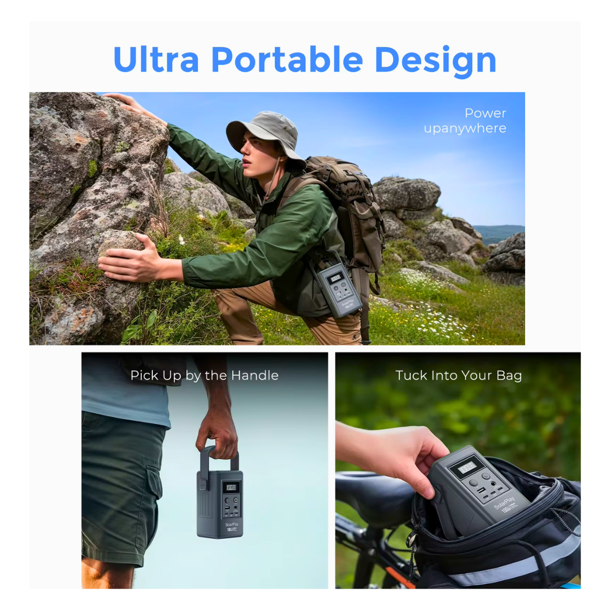 Portable Solar Power Station 100W