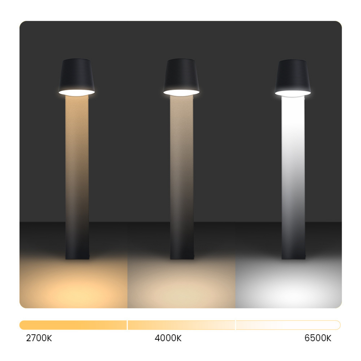 Lampe solaire hybride pour jardin