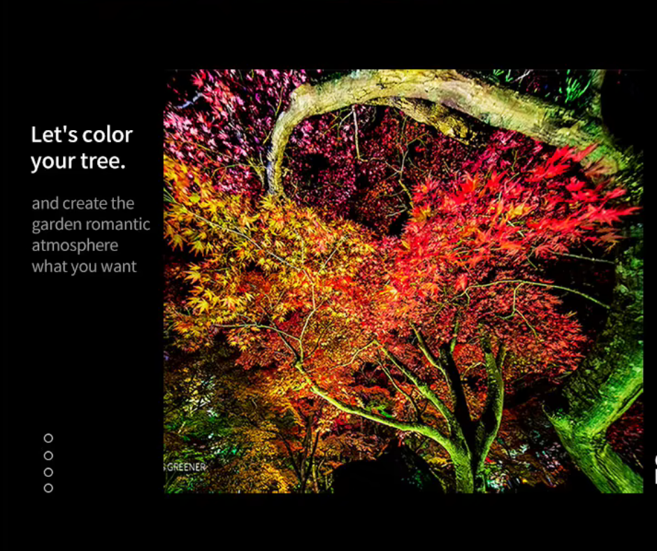 Solar Garden RGB LED Lamp