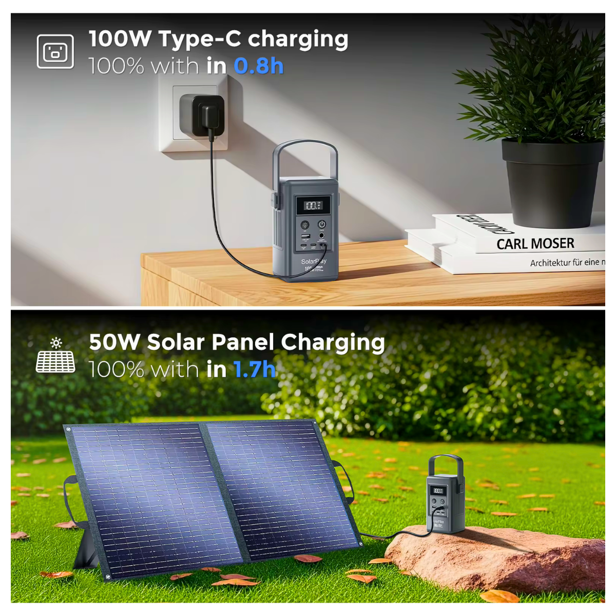 Portable Solar Power Station 100W