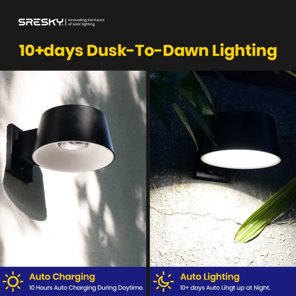 Solar LED Wall Light