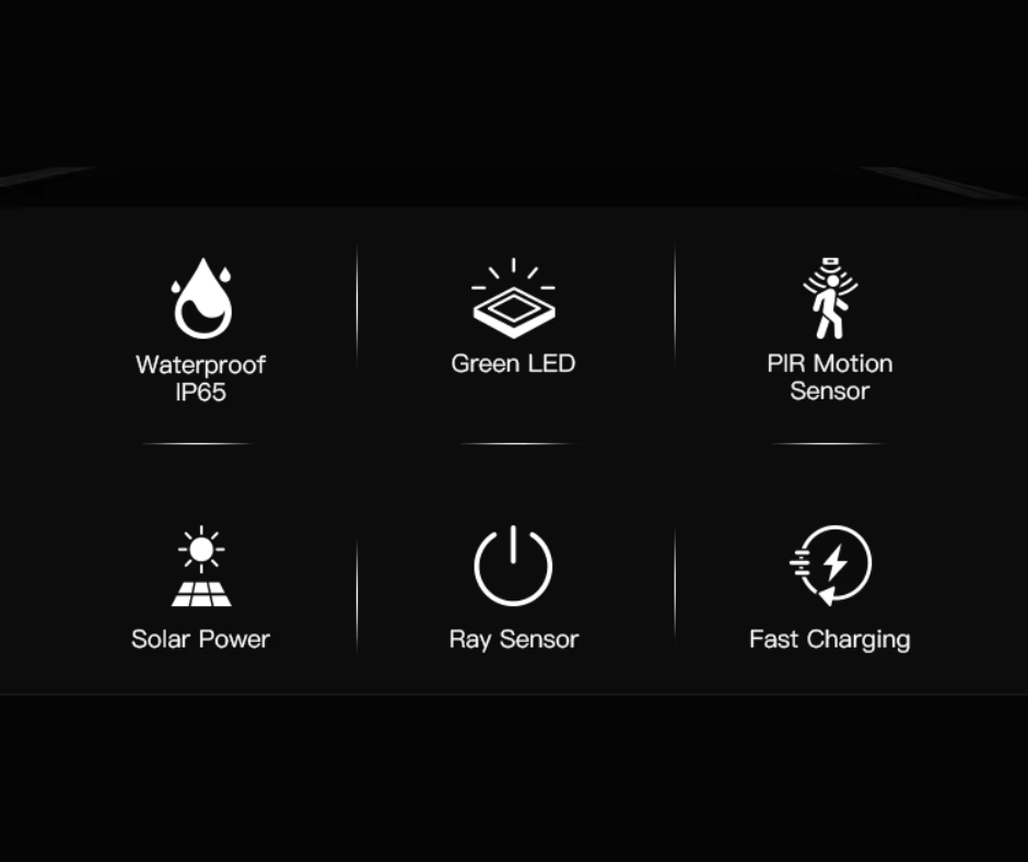 Outdoor Solar Wall Light