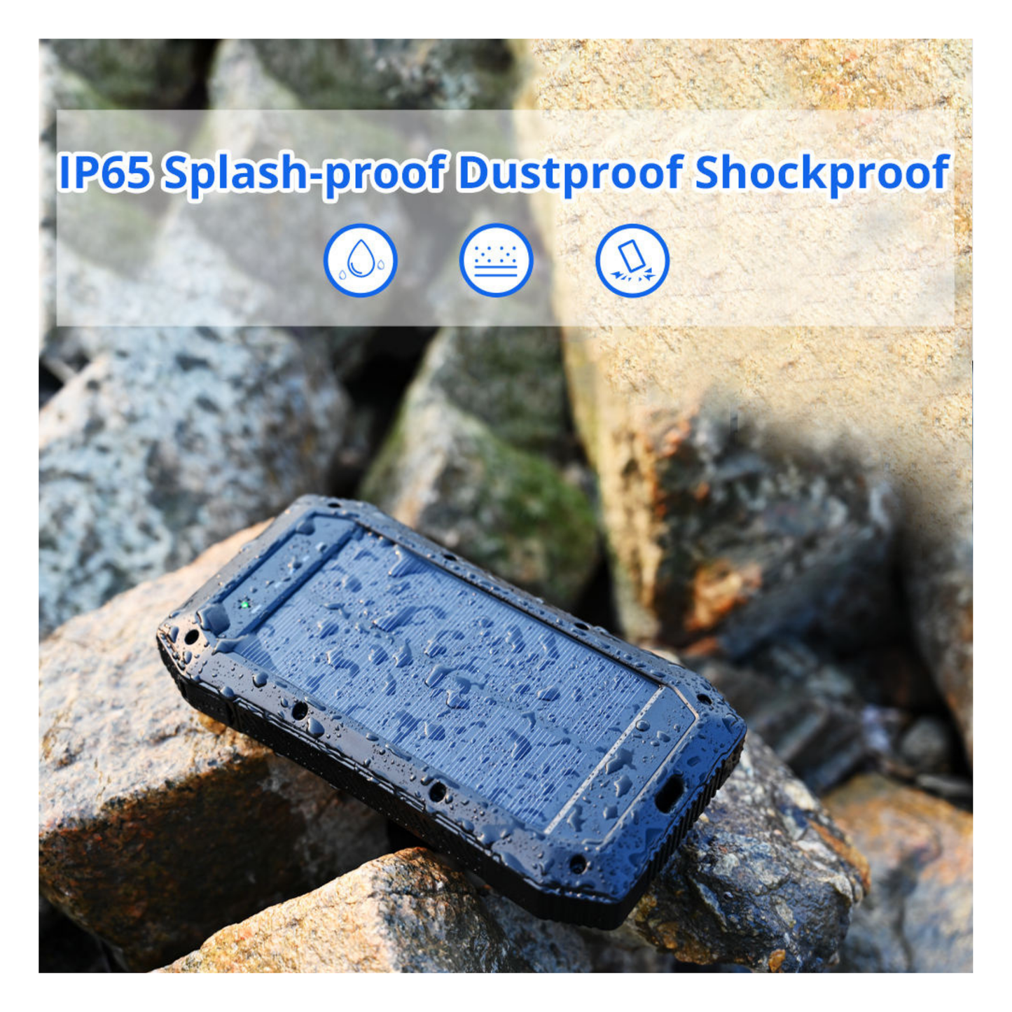 Solar USB Power Bank 20000mAh