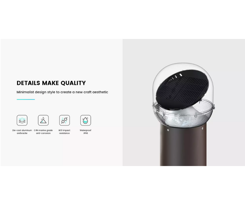 Applique murale solaire réglable