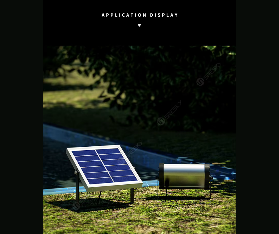 Solar Garden RGB LED Lamp