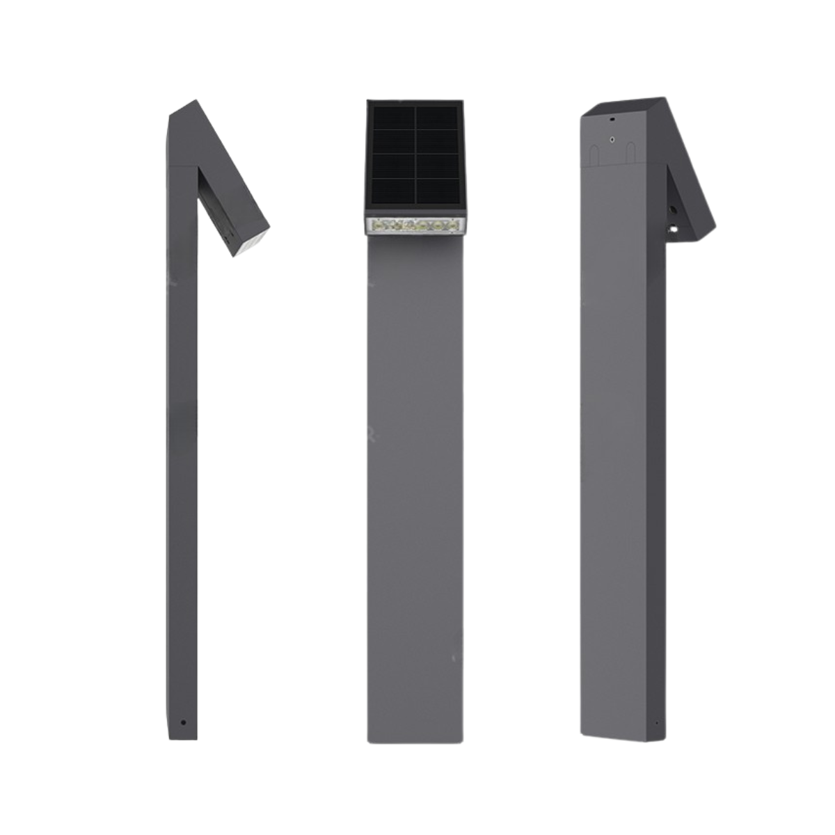 Solar Lawn Bollard Light