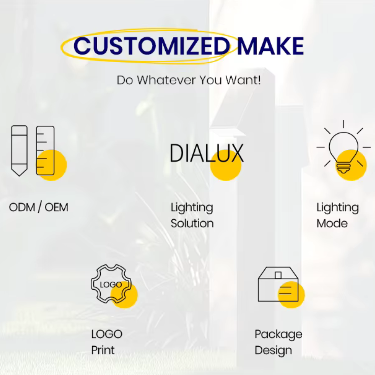 Solar Lawn Bollard Light