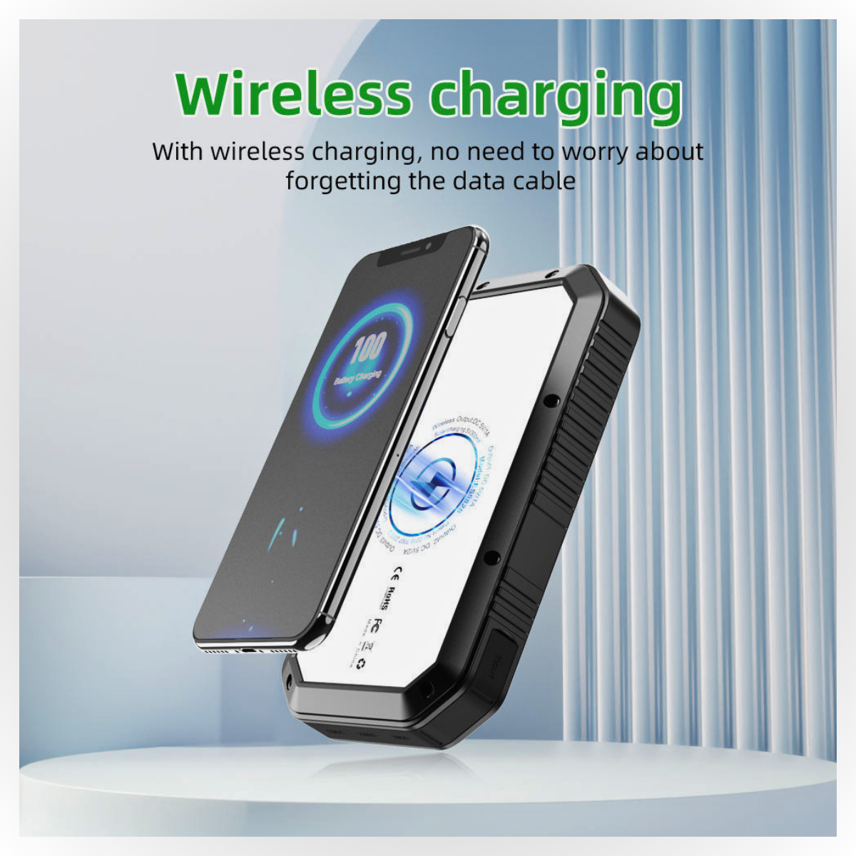Solar USB Power Bank 50000mAh