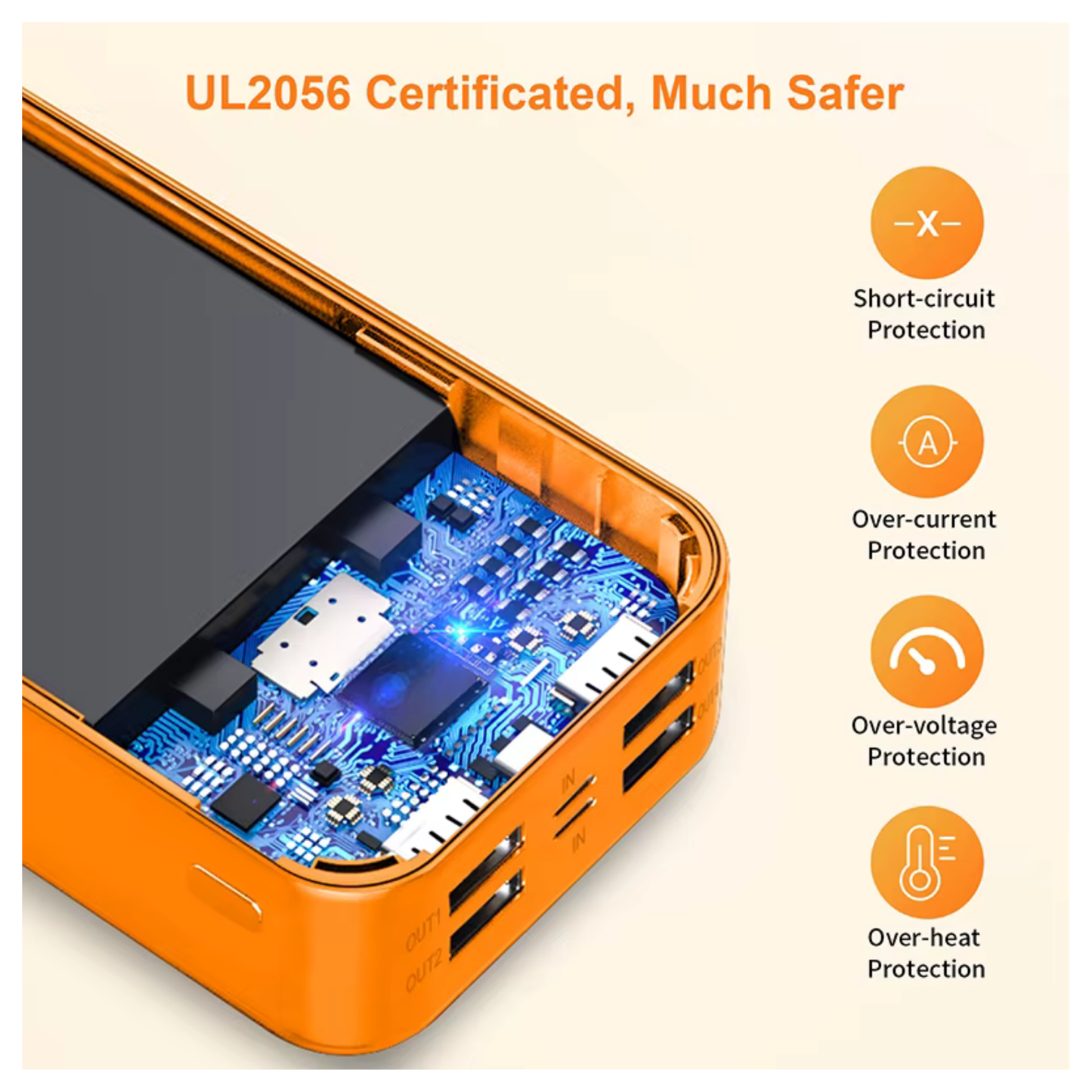 Solar USB Power Bank 30000mAh