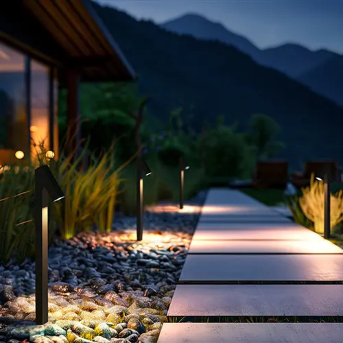 Solar Lawn Bollard