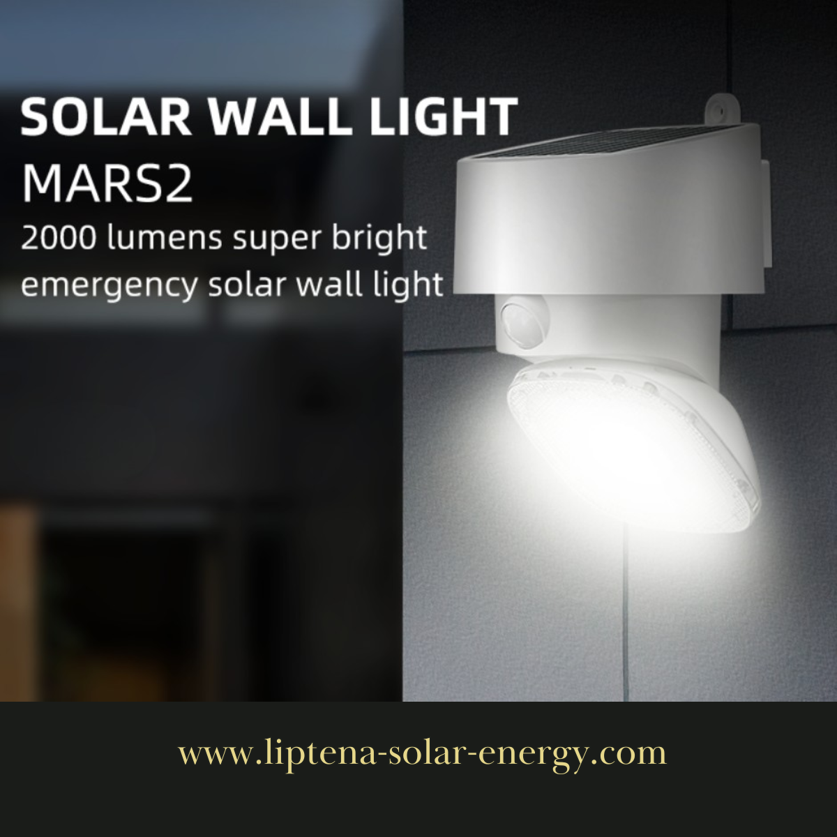 Lampe de sécurité solaire à LED