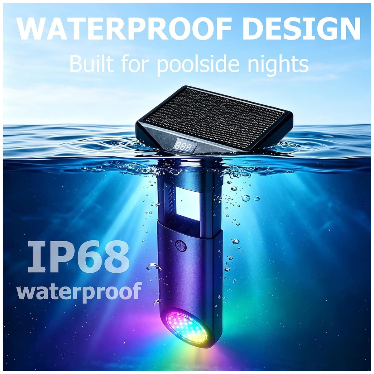 Solar RGB Pool Light