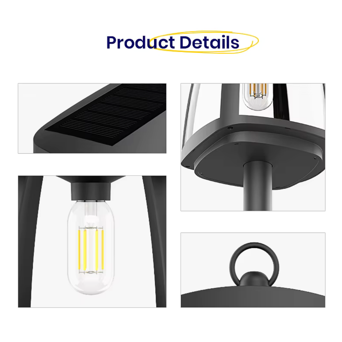 Solar LED Retro Lighting Kit