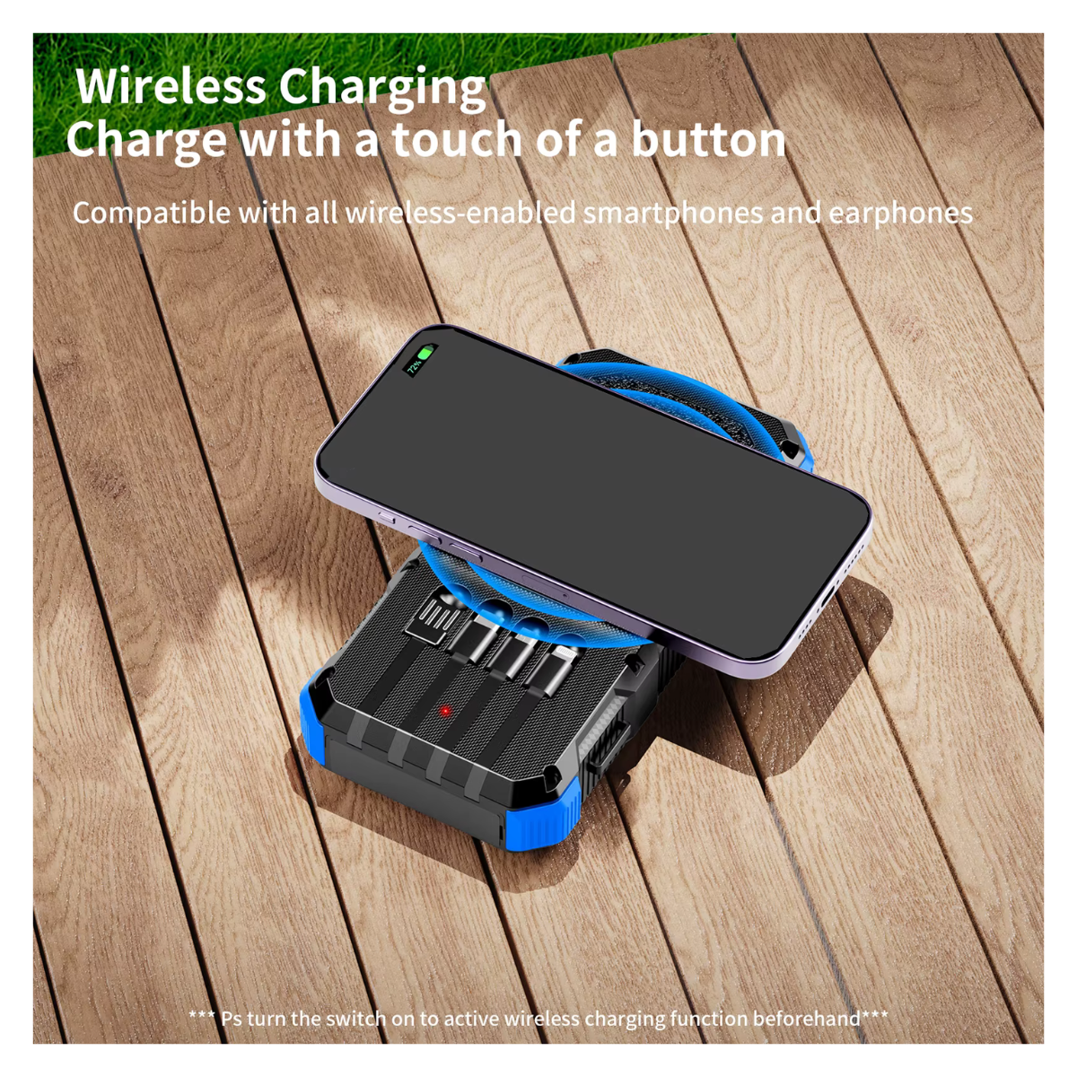 Solar USB Power Bank 36800mAh