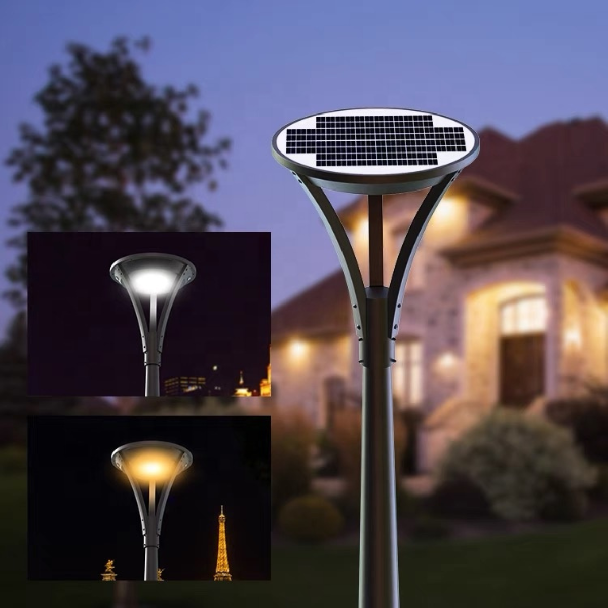 Landscape solar streetlamp