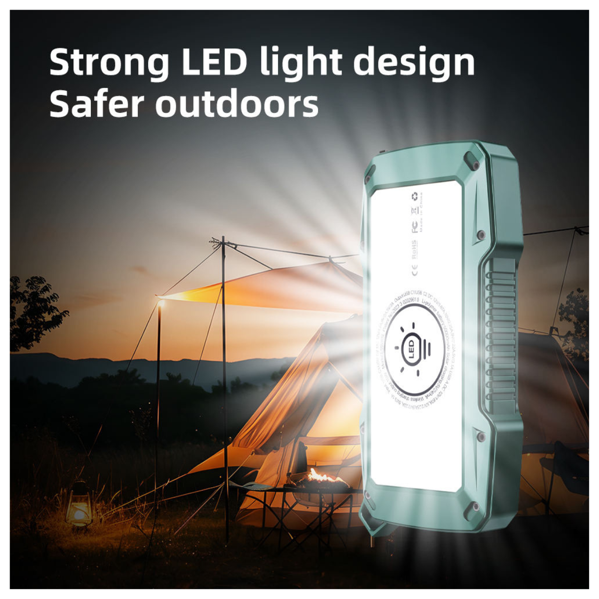 Solar USB Power Bank 50000mAh