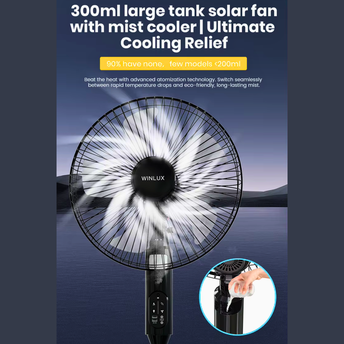 Multifunction Solar Fan