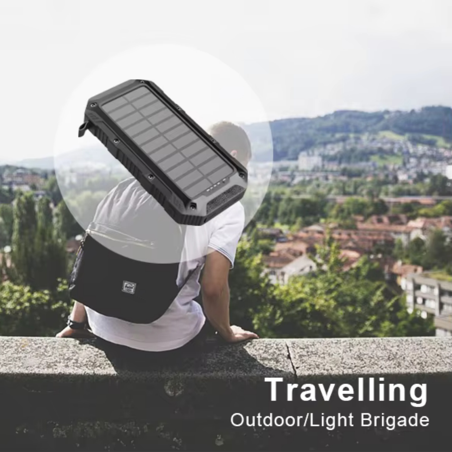 Solar USB Power Bank 20000mAh