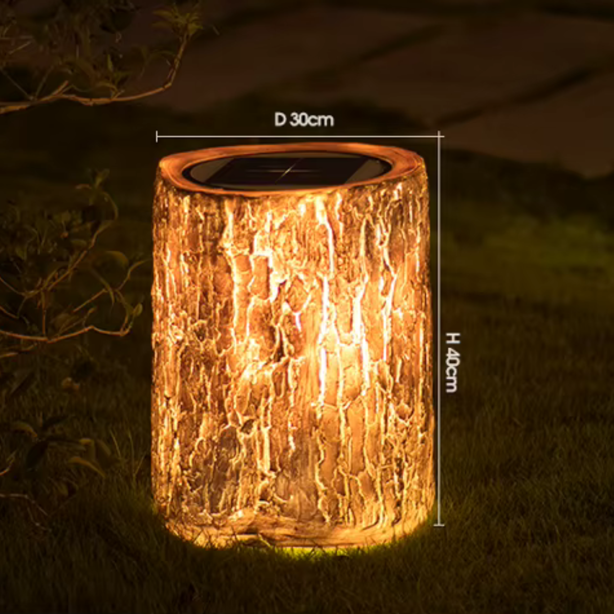Solar Tree Trunk