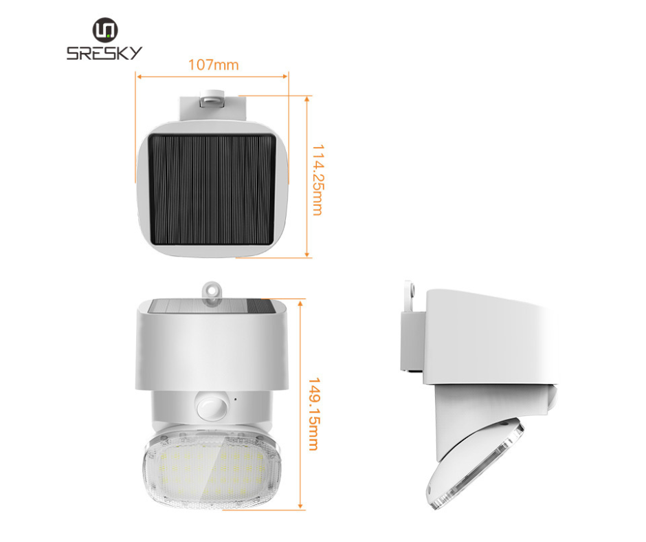 Lampe LED Solaire de Sécurité