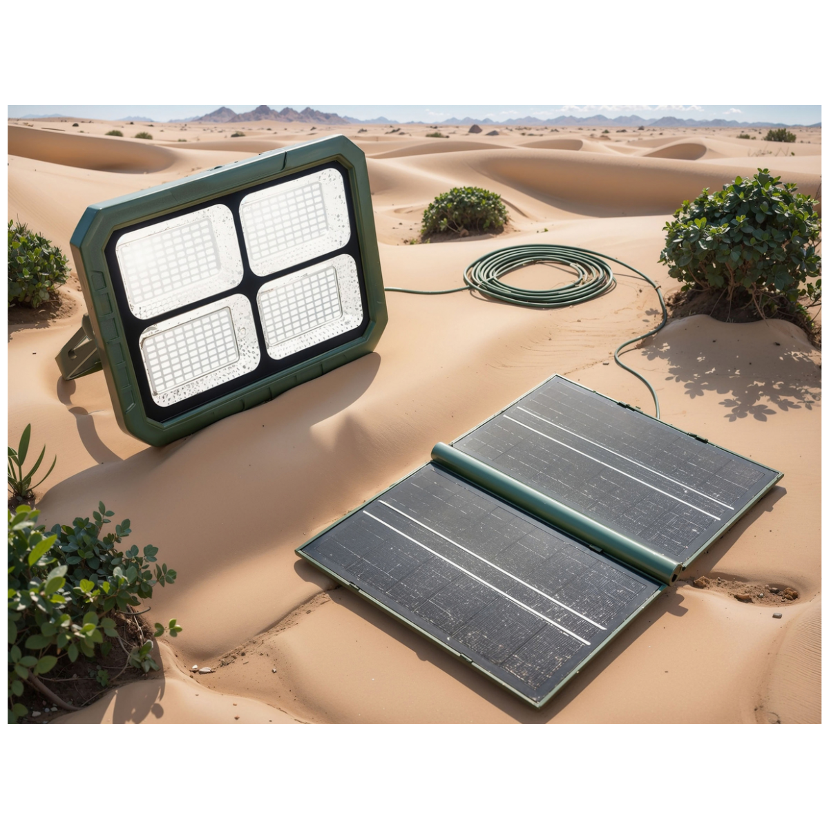Solar floodlight with  Power Bank Function